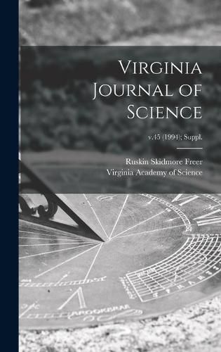 Cover image for Virginia Journal of Science; v.45 (1994); Suppl.