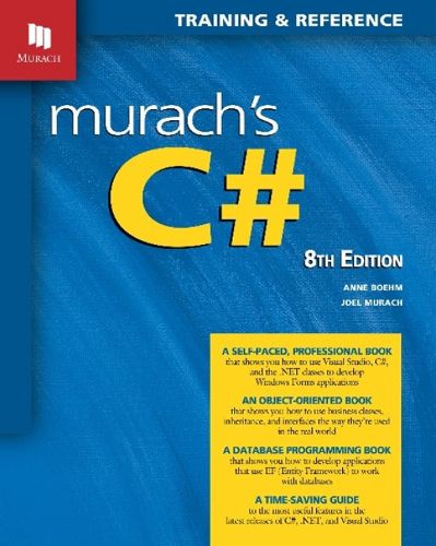 Cover image for Murach's C# (8th Edition)