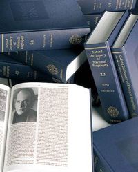 Cover image for Oxford Dictionary of National Biography: In Association with the British Academy