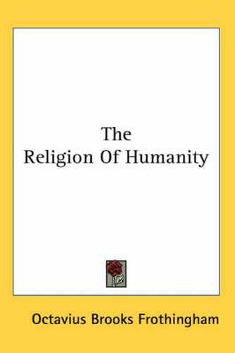 Cover image for The Religion of Humanity