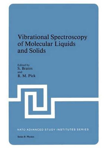 Cover image for Vibrational Spectroscopy of Molecular Liquids and Solids