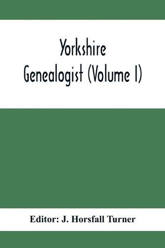 Cover image for Yorkshire Genealogist (Lvolume I)