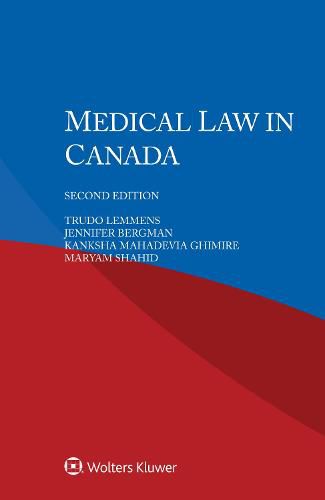 Cover image for Medical Law in Canada