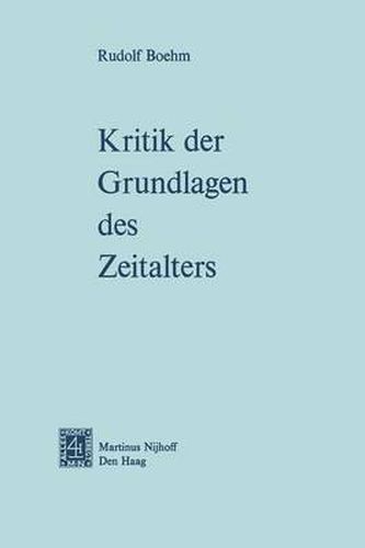 Cover image for Kritik Der Grundlagen Des Zeitalters