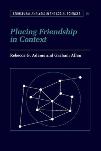 Cover image for Placing Friendship in Context