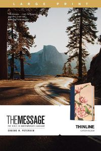 Cover image for The Message Thinline, Large Print, Garden Bloom
