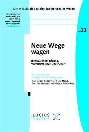 Cover image for Neue Wege wagen