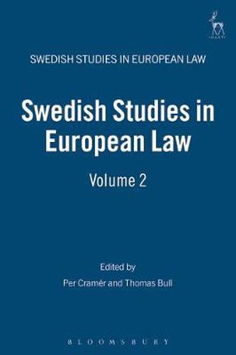 Cover image for Swedish Studies in European Law - Volume 2