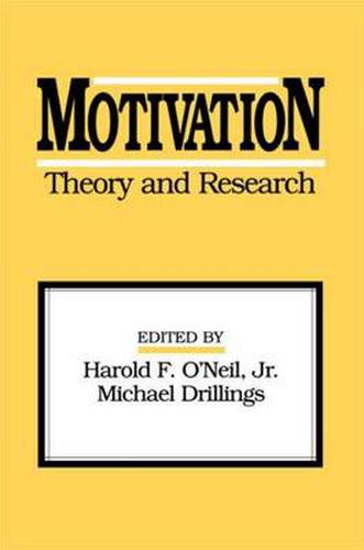 Cover image for Motivation: Theory and Research