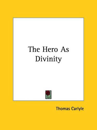 Cover image for The Hero as Divinity