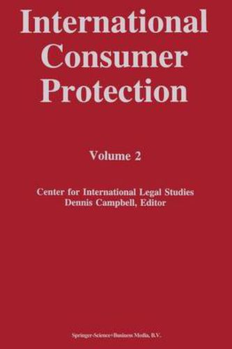 Cover image for International Consumer Protection: Volume 2