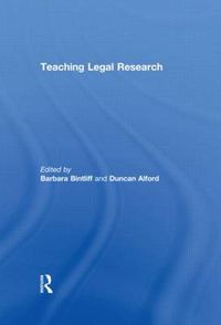 Cover image for Teaching Legal Research