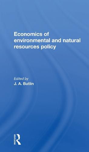 Cover image for Economics of environmental and natural resources policy