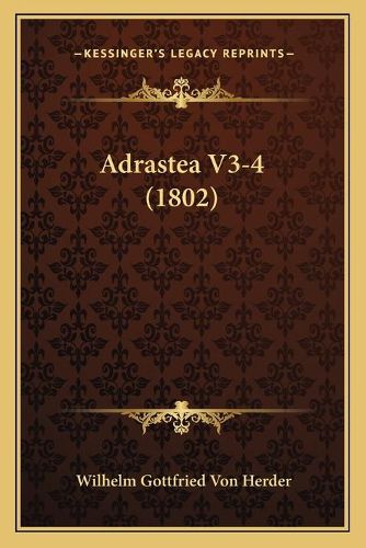 Cover image for Adrastea V3-4 (1802)
