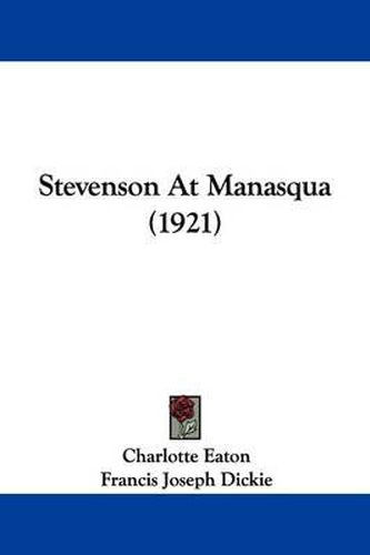 Cover image for Stevenson at Manasqua (1921)