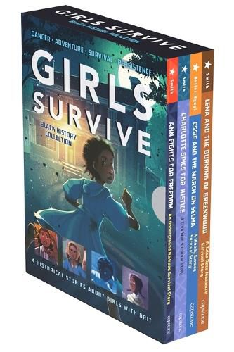 Cover image for Girls Survive 4-Book Boxed Set 2, Black History Collection