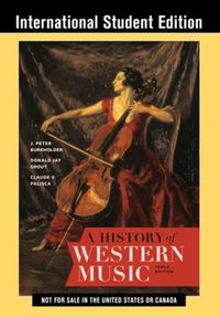 Cover image for A History of Western Music