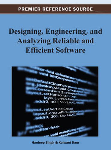 Cover image for Designing, Engineering, and Analyzing Reliable and Efficient Software