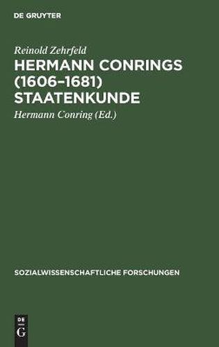 Cover image for Hermann Conrings (1606-1681) Staatenkunde