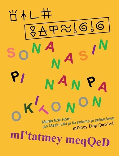 Cover image for sona nasin pi nanpa Okitonon - mI'tatmey meqQeD