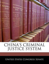 Cover image for China's Criminal Justice System