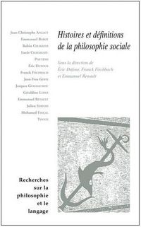 Cover image for Histoires Et Definitions de la Philosophie Sociale