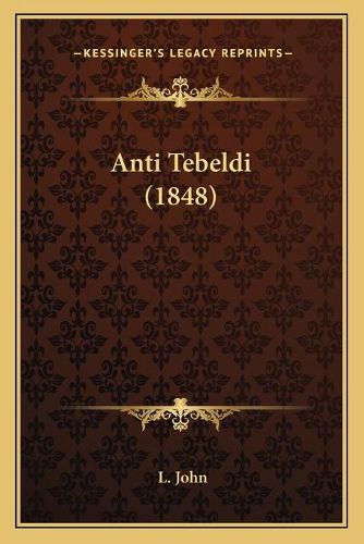 Cover image for Anti Tebeldi (1848)