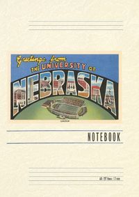 Cover image for Vintage Lined Notebook Greetings from the University of Nebraska