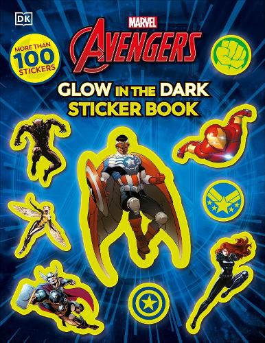 Cover image for Marvel Avengers Glow in the Dark Sticker Book