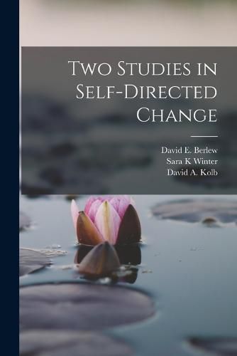 Cover image for Two Studies in Self-directed Change