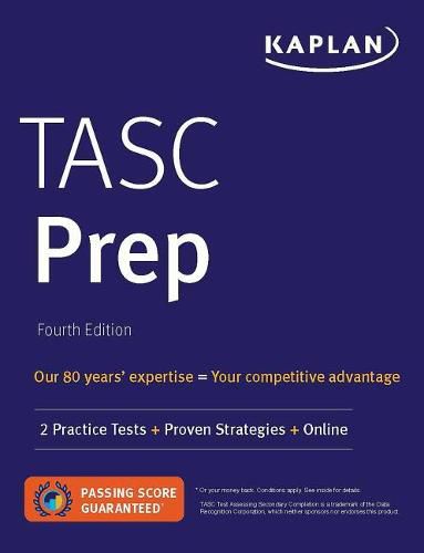 Cover image for Tasc Prep: 2 Practice Tests + Proven Strategies + Online