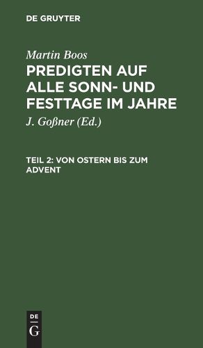 Cover image for Von Ostern Bis Zum Advent