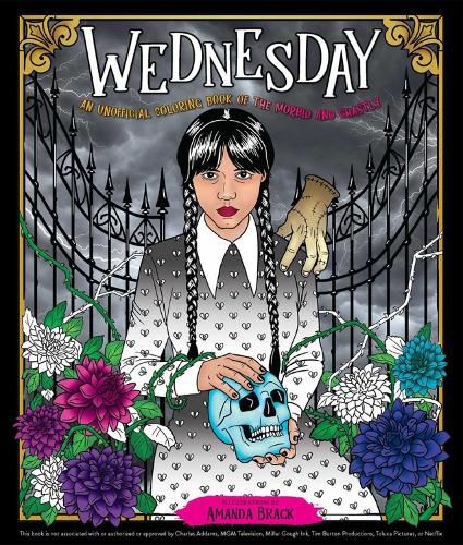 Cover image for Wednesday: An Unofficial Coloring Book of the Morbid and Ghastly