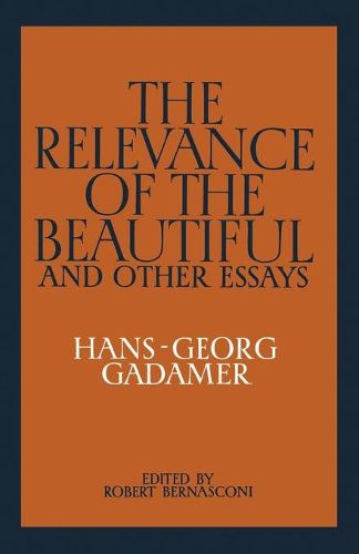 Cover image for The Relevance of the Beautiful and Other Essays