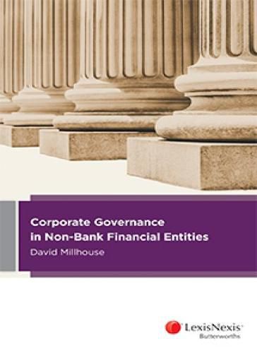 Cover image for Corporate Governance in Non-Bank Financial Entities