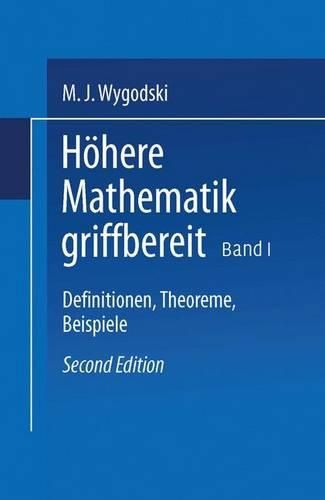 Cover image for Hoehere Mathematik griffbereit: Definitionen, Theoreme, Beispiele