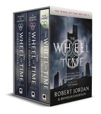 Cover image for The Wheel of Time Box Set 5: Books 13, 14 & prequel (Towers of Midnight, A Memory of Light, New Spring)