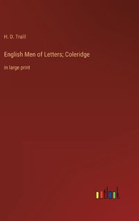 Cover image for English Men of Letters; Coleridge