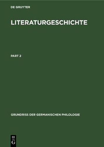 Literaturgeschichte