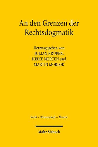 Cover image for An den Grenzen der Rechtsdogmatik