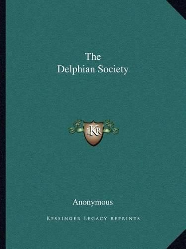 Cover image for The Delphian Society