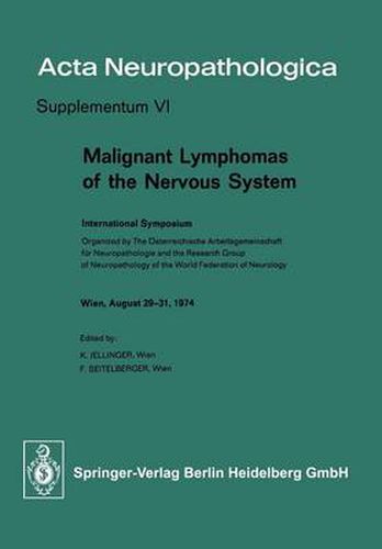 Cover image for Malignant Lymphomas of the Nervous System: International Symposium