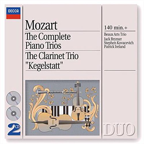 Cover image for Mozart Complete Piano Trios Clarinet Tri