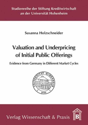 Cover image for Valuation and Underpricing of Initial Public Offerings
