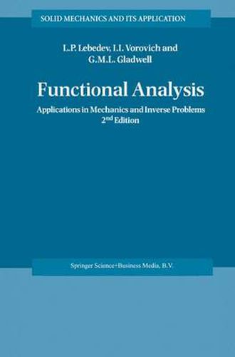 Cover image for Functional Analysis: Applications in Mechanics and Inverse Problems