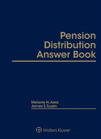 Cover image for Pension Distribution Answer Book: 2019 Edition