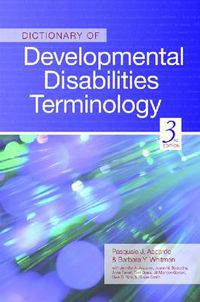 Cover image for Dictionary of Developmental Disabilities Terminology