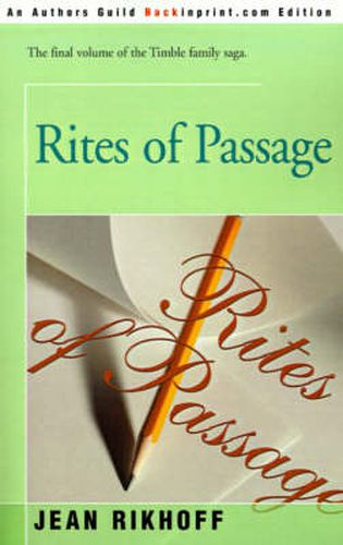 Cover image for Rites of Passage