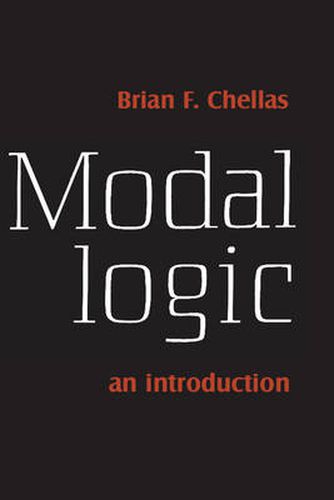 Cover image for Modal Logic: An Introduction