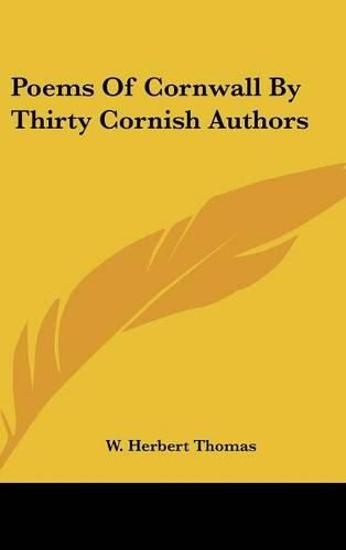 Cover image for Poems of Cornwall by Thirty Cornish Authors